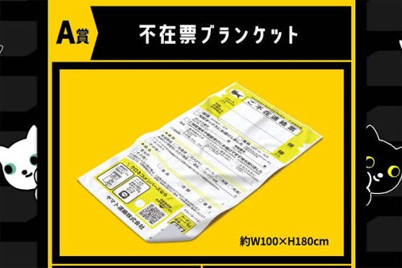 不在票ブランケット