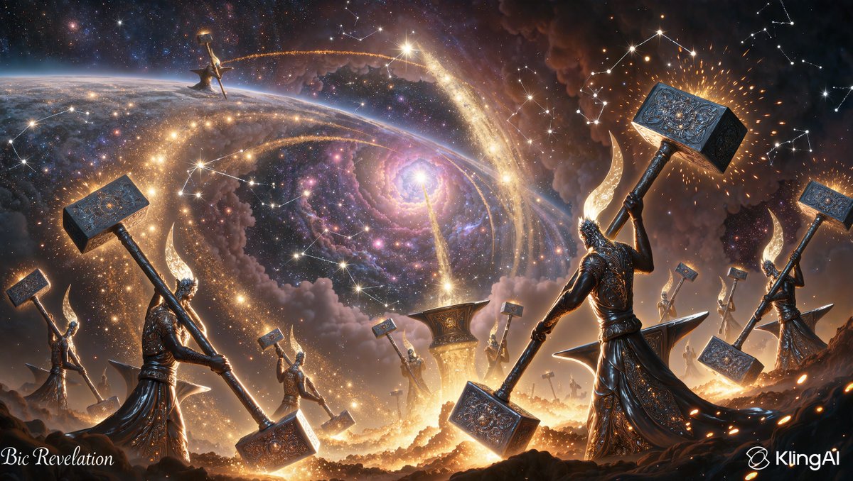 Bic_Revelation's tweet photo. Celestial Forge is LIVE! 🔥🌌✝️
Hammer strikes echo across the cosmos. Ancient gods forge weapons from captured stars on anvils carved from the void—birthing light, legend, and legacy in the spiral heart of creation. The Celestial Forge awakens.
After 40+ sleepless hours refining: 5 leveled prompts (novice → legend), full masterclass on metallic textures/sparks/nebulae, remix challenges, and more.
What divine artifact would YOU have them craft? Generate NOW, share your visions, tag @Bic_Revelation + #CRPRMPTS — best remixes get featured/RT'd!
Full breakdown + prompts here ↓
Shoutout to the #CR4ART legends fueling this: @NorCal_Patriot @seahawkgirl84 @karen_tier70638 @LoriMills535481 @live2rideahd @AmericanMimi71 @art_muse @CreativeAatif @Madhawk300 @Aikm_Ai @craig_mamer @tedgodawski1 @NecoHashimoto @CrimsonVeilX @ringthatbell45 @PaulyChaos
Let’s flood the timeline with cosmic glory! Who's forging first? ☕🚀 #AIArt #CelestialForge #CRTHEMES #CR4ART