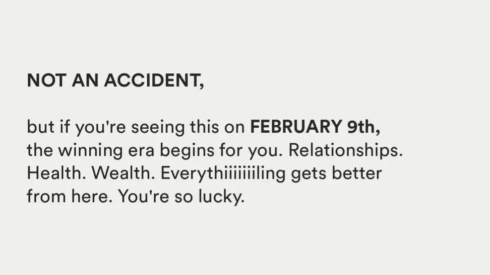 Shaliiniiiii's tweet image. Luck found you!