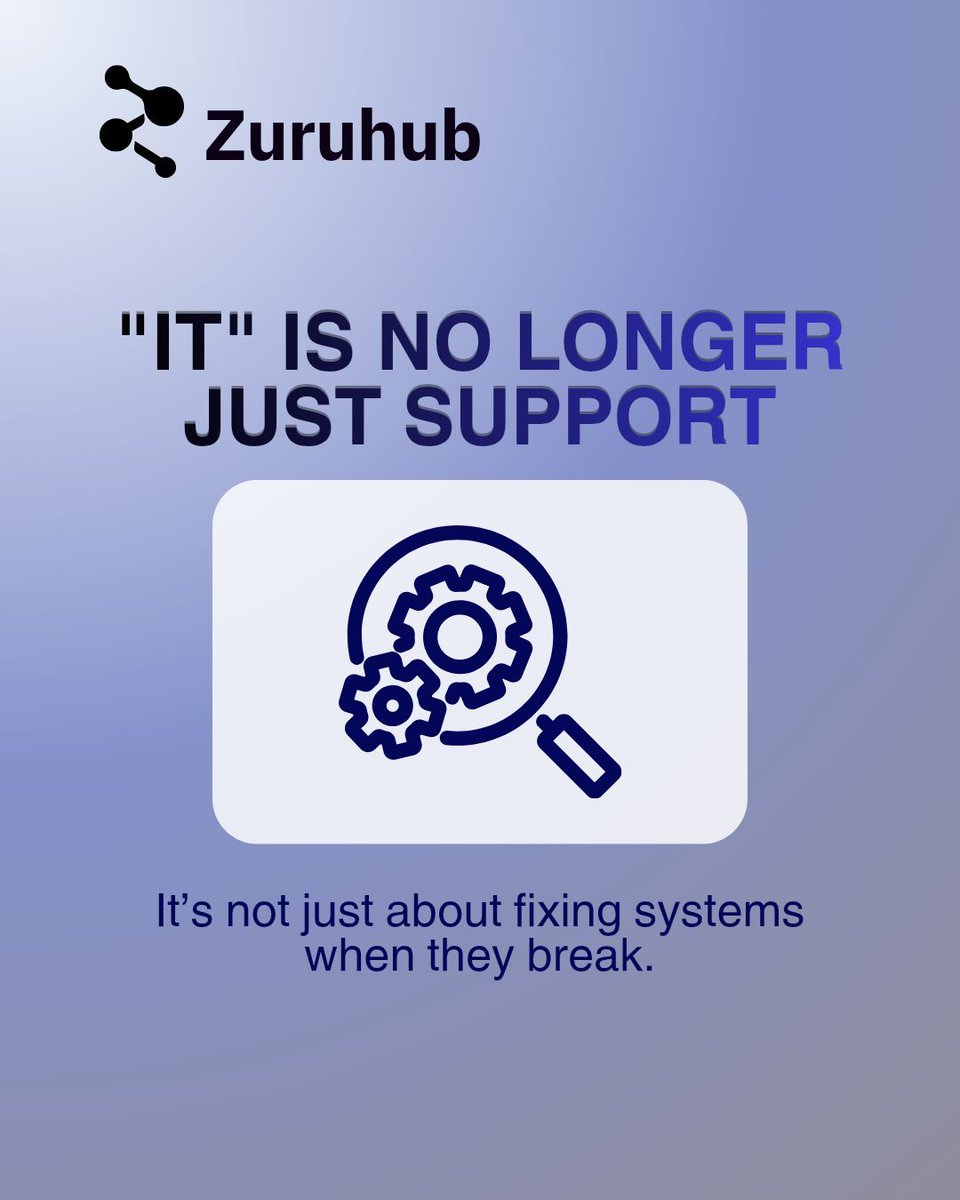 zuruhubweb's tweet photo. IT is no longer just about fixing problems.
It’s about intelligent systems that automate, analyze, and scale.
At Zuruhub, we’re shifting to AI-powered cloud solutions.
The question isn’t if — it’s when.
Are you ready for the shift?
#Zuruhub #AIIntegration #CloudSolutions https://t.co/PzNDBxUr3c
