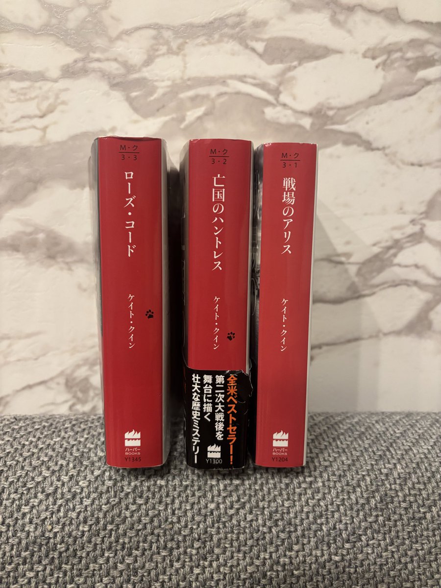 ricccc__a's tweet photo. #読書

ケイト・クインが大好きなので
たくさんの人に読んでほしい...

痺れる程カッコいい女性がたくさん出てきます。

世界観にずっと浸っていられるので
鈍器本は大好物です◎ https://t.co/NqgSZjwjnc