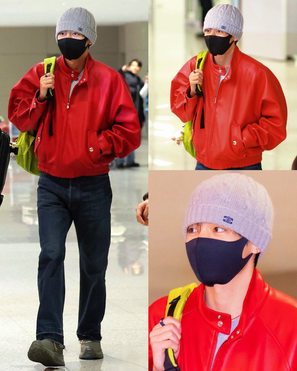 Taehyungimpact's tweet image. Taehyung’s airport looks ✨