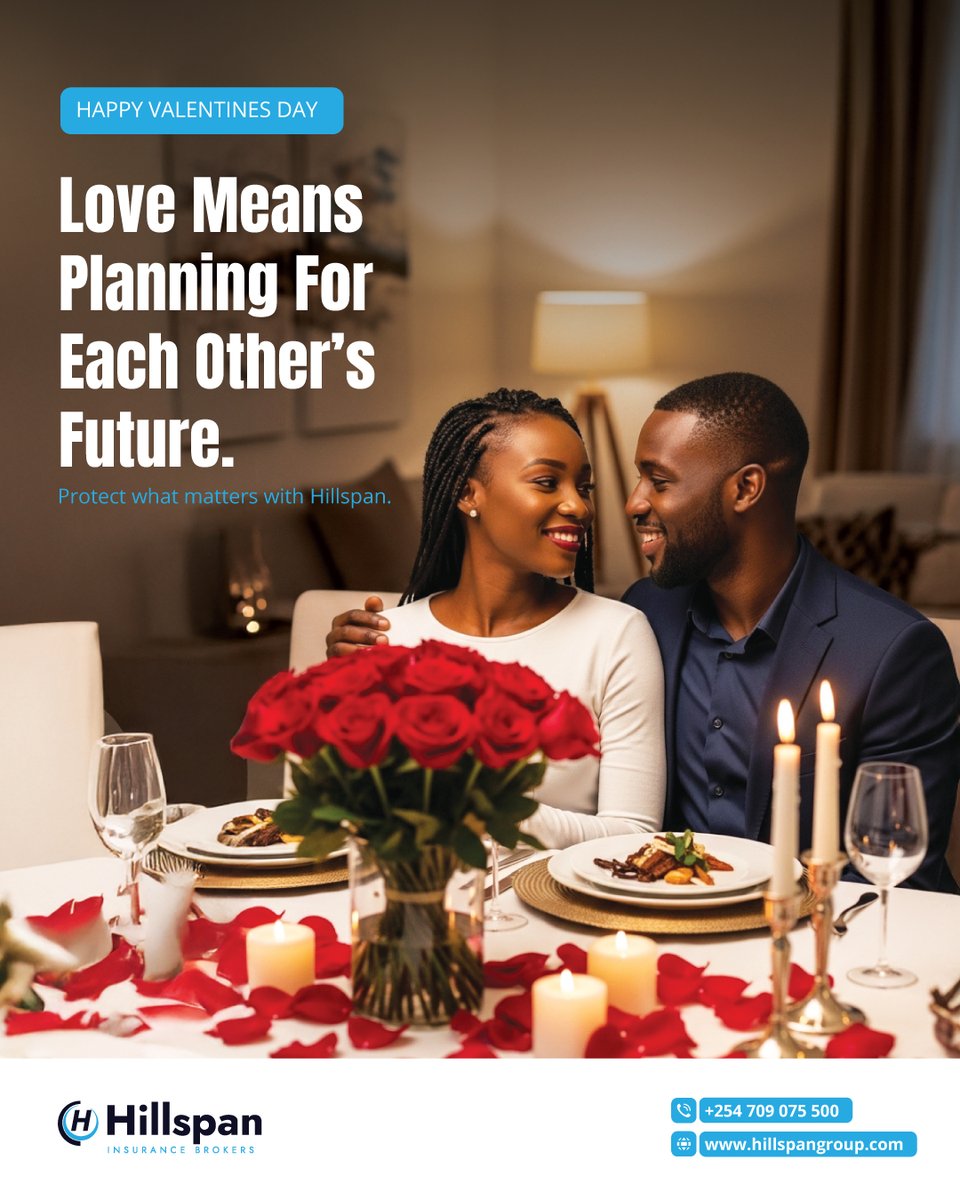 HillspanB's tweet image. Love means planning for each other’s future❤️
Protect your family, health, car, and business with the right cover.
📞 0709075500 | ✉️ info@hillspangroup.com
#HillspanInsurance #InsuranceKe #FutureProof