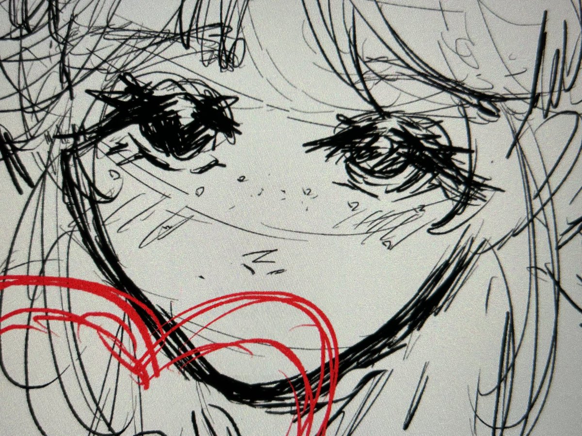 久々の厚塗りできるかな〜？🫠