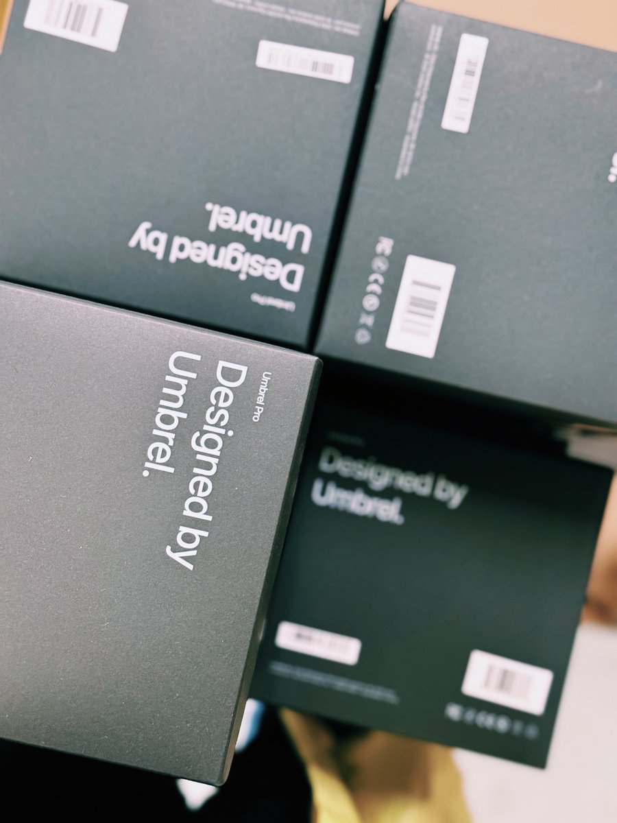 each one of these is someone's home server.

someone's photo library coming home. someone's openclaw instance. someone's bitcoin node. someone's last cloud payment.

first umbrel pros shipping today.

someone's new chapter. and ours too.