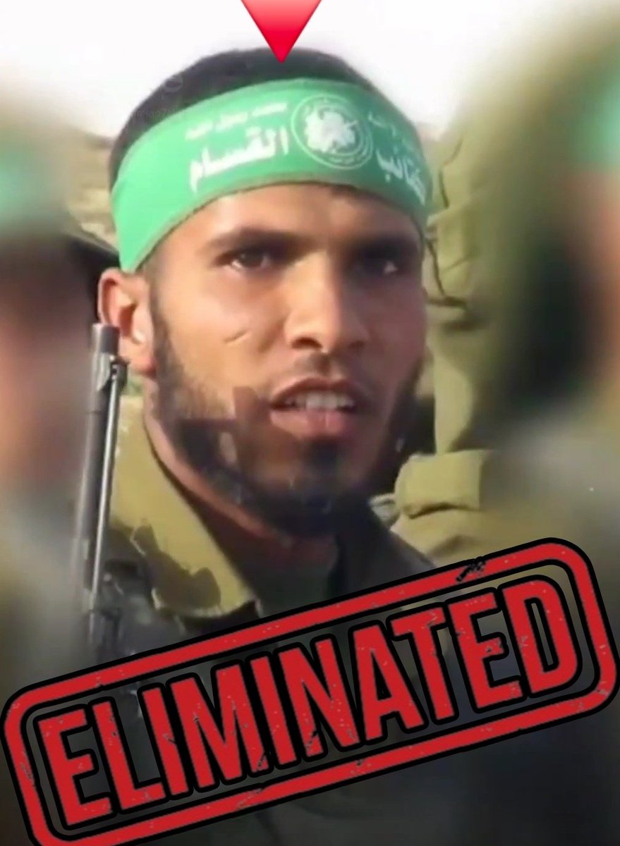 zion_abutbul's tweet photo. ELIMINATED ❌
The Hamas terrorist Abdullah Alaa al-Athamna was permanently neutralized by the Israeli Defense Forces in the Gaza Strip.
ONE. BY. ONE. 💥 #IDf #jewishtruth. https://t.co/PhEwZgCDx4