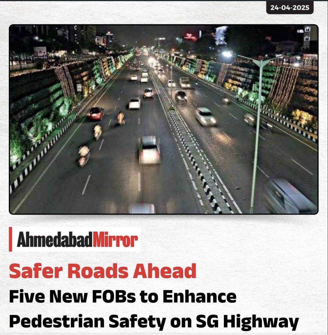 VoiceOfGota's tweet photo. @NHAI_Official @nitin_gadkari @MORTHIndia @NHAI_Official @NHAIROGujarat @nitin_gadkari @MORTHIndia @AmdavadAMC @AMCommissioner Sir, 6 foot overbridge planned on SG highway has still not been made.  The service road to SG Hiway has a dead end at GIDR. Such incomplete projects since long can be a major source of accident https://t.co/8hyhlDggmF