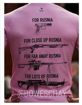In the EU homeland of <a href="/kajakallas/">Kaja Kallas</a>

Estonian Trina Perva happily proclaims "Kill the Russians", no penalty no arrest for "Hate" all just fine. 

Try to walk around in Europe proclaiming "Kill the Jews"? Or Arabs. Or Brits? Or even seals? You be lifted instantly by the Euroreich.