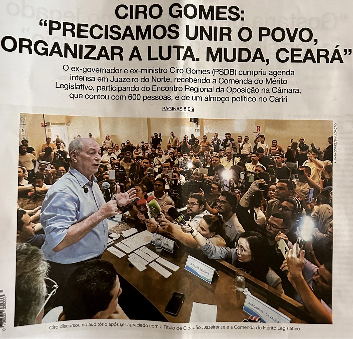 WeiberXavier's tweet photo. #MudaCE @cirogomes https://t.co/xD4n5oT0nB