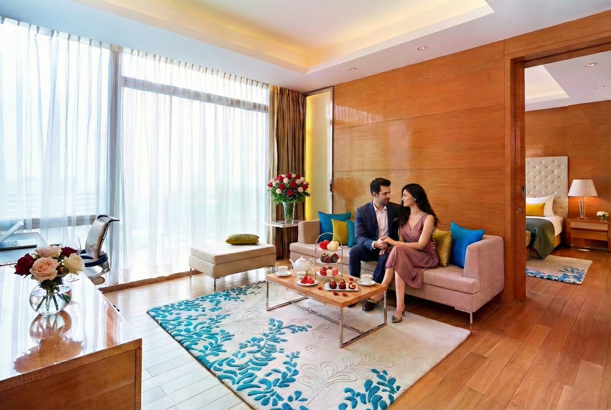 Fall in love over sweet escapes — a gentle reminder that romance doesn’t need distance, just the right setting. Step away from the rush and into a Valentine’s stay designed for togetherness at the #HeartOfGurugram.

For reservations: +91 124 6673000.
#TajCityCentreGurugram