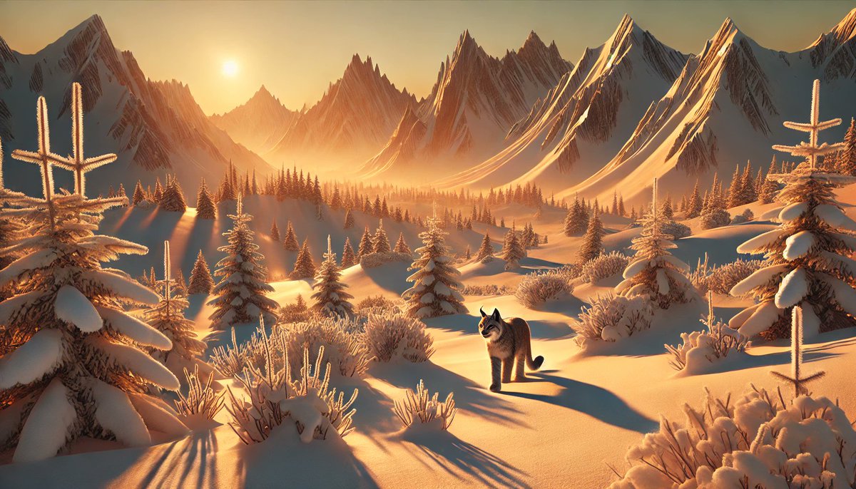 K_AI_Music's tweet photo. Snowy Mountain Sunset with Bobcat | AI Generated Winter Landscape
❄️ Discover more seasonal inspiration on Pinterest: https://t.co/xnb7a6feYN
#AIGeneratedArt #WinterLandscape #SnowyMountains #SunsetScenery #DigitalNature #FrozenForest #AIArt #KAIMusicACK https://t.co/EItJ9iuDVf