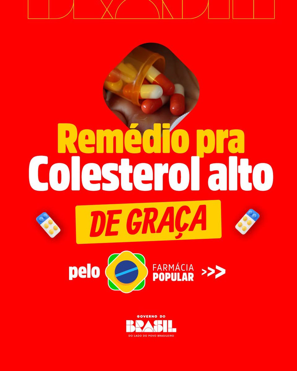 Cuidar da saúde ficou mais fácil! ❤️ O Farmácia Popular oferece 41 itens de graça para diversas condições, como colesterol, diabetes e hipertensão. 

Confira a lista completa em nosso Instagram e veja como retirar o seu. 💊✨

instagram.com/p/DUiPeO6EU9e