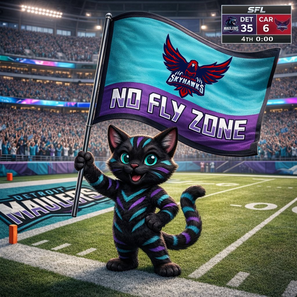 Dang, social media guys has been slacking. Or was to busy celebrating your Detroit Maulers victory! On Saturday in front of the hometown crowd the Maulers took of business and kept the win streak going. <a href="/simulationfl/">Simulation Football League</a>