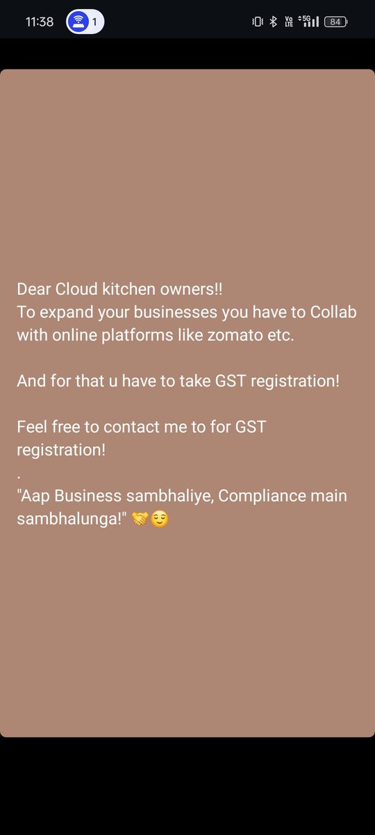 ImrealAbdul's tweet photo. #gst #cloudkitchen #trending #castudent https://t.co/HqnbONNRzw
