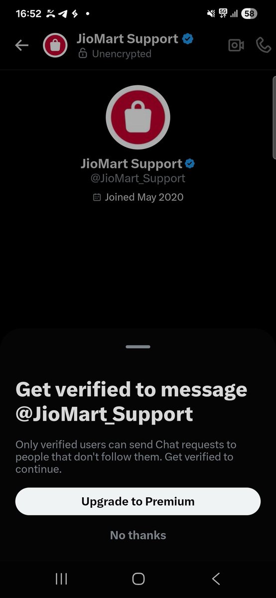 SilentScalper's tweet photo. @JioMart_Support 17705441960949888A https://t.co/nPpzo91k0A