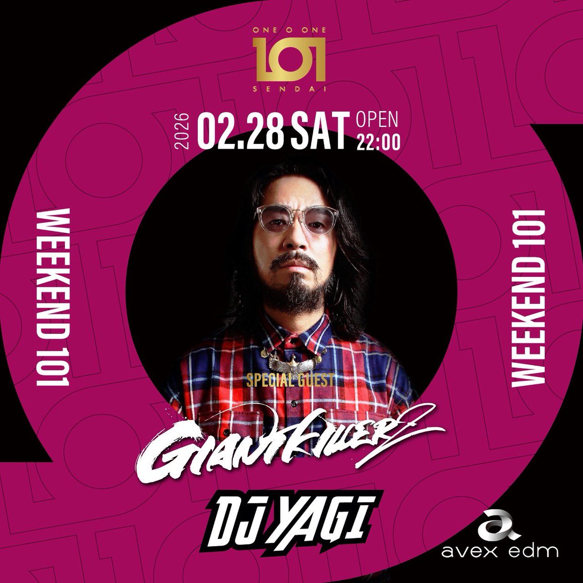 sendai96ページ 2026.2.28 SAT 22:00 OPEN 【GIANTKILLERZ CLUB TOUR 2026】 DJ