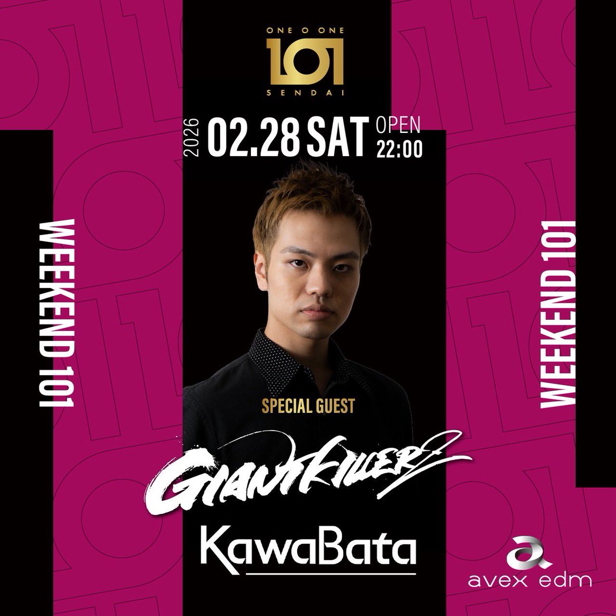 2026.2.28 SAT 22:00 OPEN 【GIANTKILLERZ CLUB TOUR 2026】 DJ