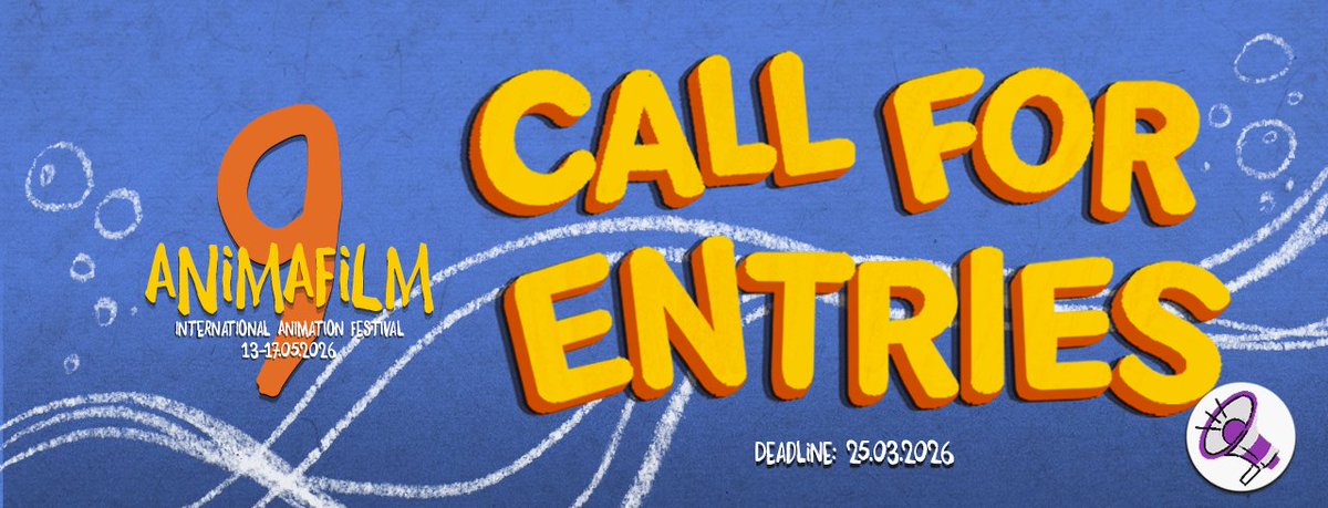 Animafilm Festival <a href="/Animafilm_Fest/">ANIMAFILM Festival</a> is accepting submissions!  Submit your film to either the local or international category via FilmFreeway until 25 March 2026.

filmfreeway.com/ANIMAFILM-Inte… 

(The 9th edition will take place in Baku from 13-17 September 2026)