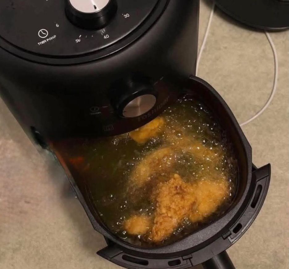 Day 1 pakai air fryer