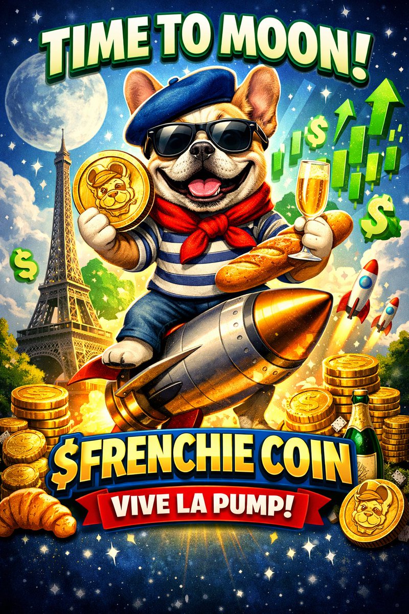 alichi_i's tweet photo. ๐๐ถ $FRENCHIE is locked in.
Beret on. Charts up.
Baguette in one hand, MOON in the other ๐
This isnโt just a memeโฆ
Itโs a movement. ๐ซ๐ท
#FrenchieCoin #Memecoin #ToTheMoon https://t.co/dmMjQnHfF9