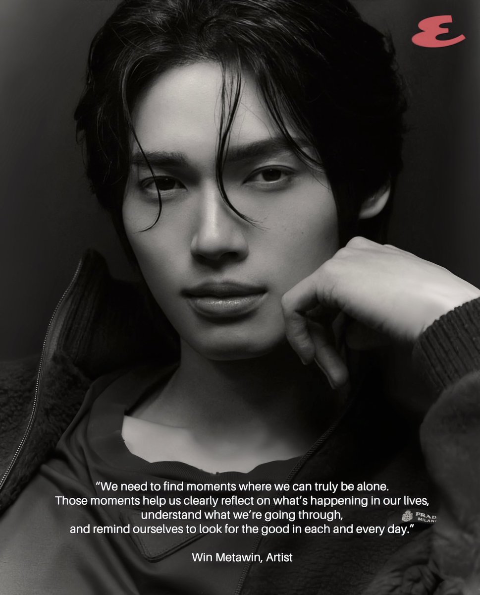 MaryxNongWin's tweet image. [trans] #EsquireINTERVIEW

“We need to find moments where we can truly be alone.
Those moments help us clearly reflect on what’s happening in our lives, understand what we’re going through, and remind ourselves to look for the good in each and every day.”

            Win