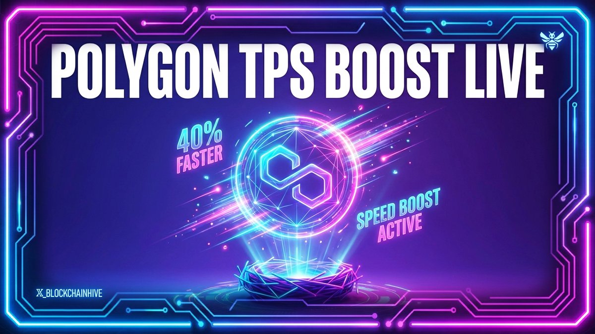 _BlockchainHive's tweet image. 🚨 POLYGON ACTIVATES MADHUGIRI HARD FORK, BOOSTS SPEED BY 40%

A massive scalability upgrade is live on Polygon, paving the way for 5,000 TPS in the near future.

#Polygon #Scalability #BlockchainHive $POL