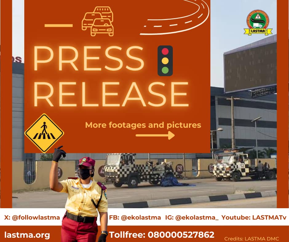 followlastma's tweet photo. PRESS RELEASE.

LASTMA INTERCEPTS FLEEING TRUCK DRIVER AFTER DEADLY IMPACT KILLS CYCLIST UNDER LASUTH BRIDGE, IKEJA

The Lagos State Traffic Management Authority (LASTMA) has formally confirmed a heart-rending and fatal road traffic occurrence beneath the LASUTH Bridge at the traffic signal corridor inward Airport Road, Ikeja, involving a DAF articulated truck and an unsuspecting cyclist.

Preliminary security findings reveal that the tragic episode unfolded as both the cyclist and the heavy-duty truck advancing from the Maryland axis, simultaneously attempted to negotiate the roundabout underneath the bridge.

In the course of this perilous convergence, the cyclist was reportedly unable to maintain a safe clearance from the moving truck. Within a matter of moments, the situation escalated disastrously, resulting in the cyclist being violently crushed and succumbing to fatal injuries on the spot.

LASTMA operatives who were actively deployed to regulate and control vehicular movement at the location responded with exemplary alacrity. Their prompt and decisive action culminated in the immediate apprehension of the truck driver, who had attempted to abscond from the scene to evade culpability. The suspect was thereafter handed over to security personnel from the Ikeja Police Division for thorough investigation and prosecution in line with extant laws.

In order to avert secondary accidents and swiftly restore traffic normalcy, officials of the State Environmental Health Monitoring Unit (SHEMU) were urgently summoned to evacuate the remains of the deceased cyclist from the carriageway, thereby ensuring public safety and operational orderliness at the scene.

The Special Adviser to the Governor on Transportation, Hon. Sola Giwa, expressed deep sorrow over the needless and irreplaceable loss of life, while extending his heartfelt condolences to the bereaved family.

He offered prayers that Almighty God grants the family the fortitude, resilience and divine comfort required to endure the profound grief occasioned by the tragedy.

Hon. Giwa further utilized the sombre moment to issue a firm caution to cyclists and commercial motorbike riders, admonishing them to exercise heightened circumspection and to place utmost priority on their personal safety while navigating Lagos roads.

He reiterated that cyclists must strictly comply with traffic regulations and refrain from plying expressways, highways, and other major arterial routes where their exposure to danger is considerably amplified.

According to him, “The Lagos State Government has over time, sustained intensive sensitisation initiatives through public jingles and documentary campaigns aimed at enlightening cyclists and other vulnerable road users on the necessity of confining their movements to inner roads, away from highways and high-risk corridors. This safety directive equally applies to skateboard users and other non-motorized conveyances.”

The Lagos State Government, through LASTMA, once again reaffirms its unwavering commitment to rigorous road safety enforcement, sustained public enlightenment and the protection of all categories of road users, while urging motorists, cyclists, and pedestrians to conduct themselves responsibly and strictly within the confines of traffic laws in order to forestall avoidable tragedies.

Adebayo Taofiq
Public Affairs and Enlightenment Department of LASTMA

@Sola_Giwa 
@seunosiyemi_ 
@lagostelevision 
@OlalekanOki 
@channelstv 
@instablog9ja 
@lagosMOT1