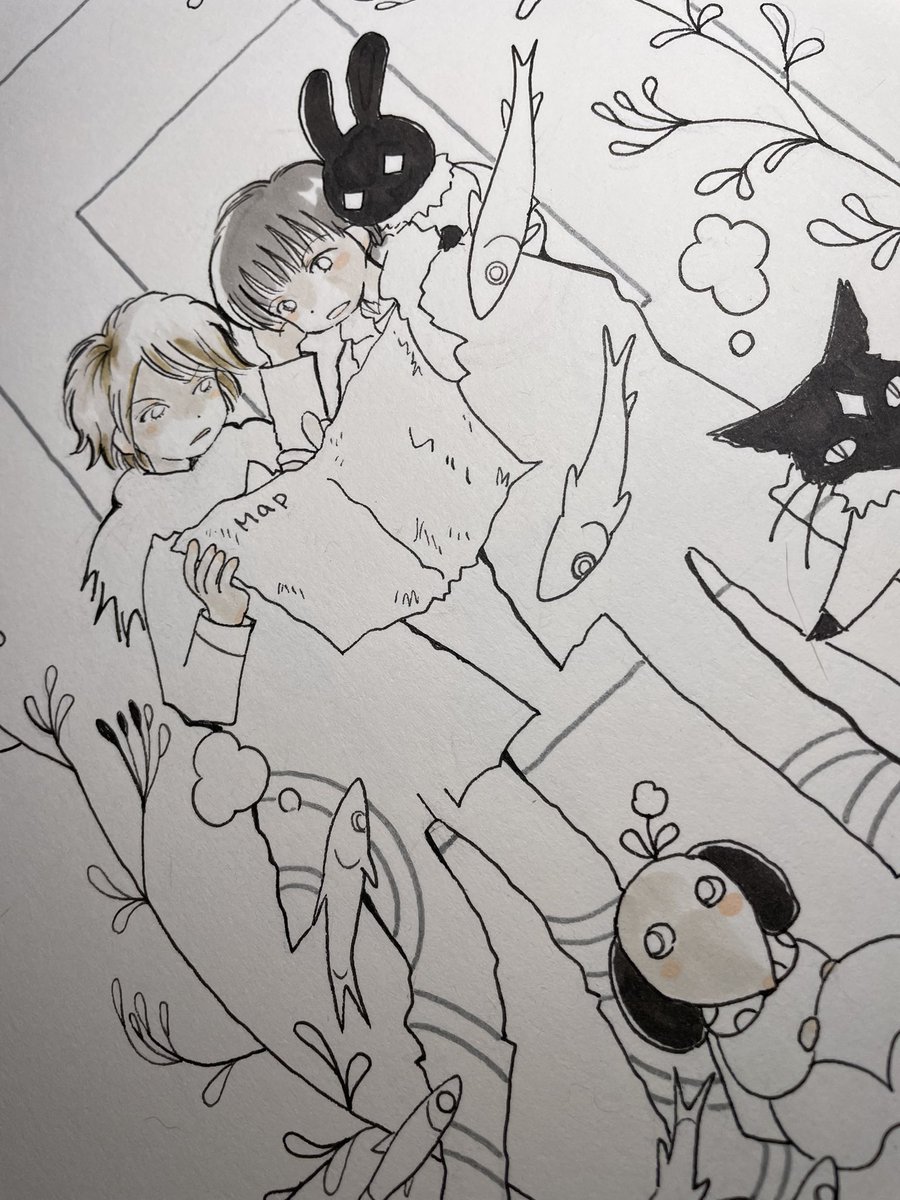「原稿整理。描きかけとかボツ原とか。」|TONO 三月新刊３冊出ます。のイラスト