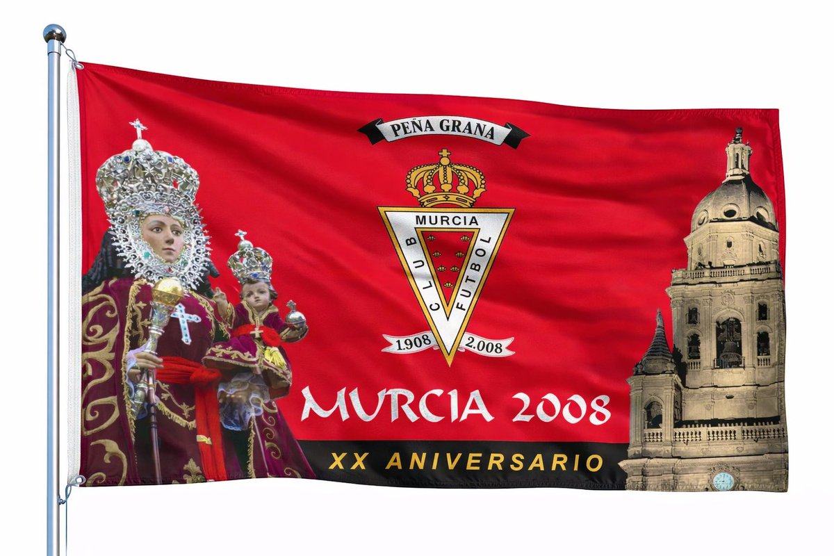 🔴⚪ 20 ANIVERSARIO PEÑA MURCIA 2008 ⚪🔴

Presentamos el diseño oficial conmemorativo de nuestro 20 aniversario ❤️🤍

☀️ Camiseta: 15€
❄️ Sudadera: 28€
🇦🇹 Bandera: 8€

📩 Pedidos por DM hasta este miércoles.
Unidades limitadas.
<a href="/realmurciacfsad/">Real Murcia CF</a>