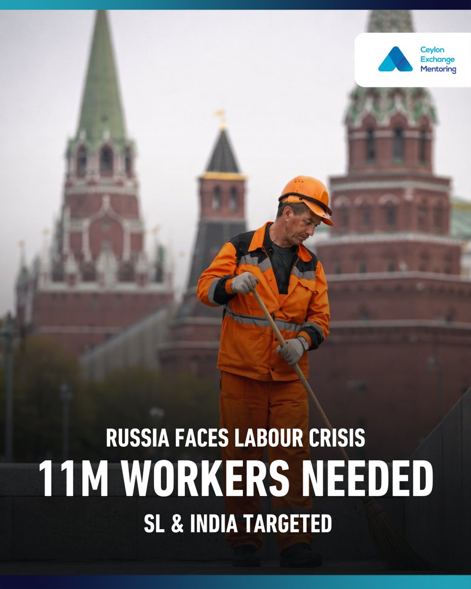 According to Bloomberg, Russia is now looking towards South Asia, particularly Sri Lanka, India, and Bangladesh, to address its widening labor shortage exacerbated by the war in Ukraine and long-term demographic shifts.