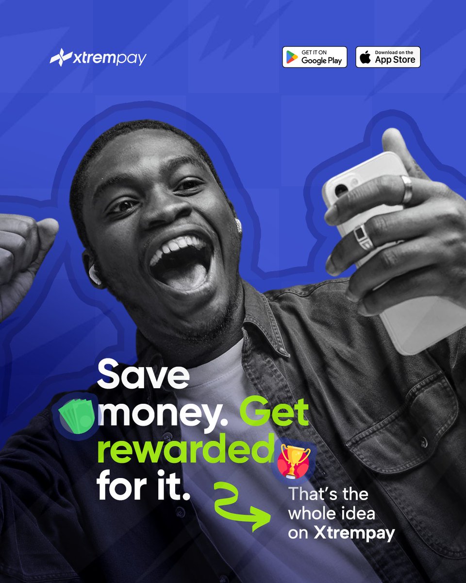 xtrempay's tweet photo. Saving on Xtrempay isn't boring, it is game. Your ₦200 could be your first coin. Your first coin could be your first spin. Your first spin could be ₦20,000. Start saving on Xtrempay today. https://t.co/E6ME2Uq1ZZ