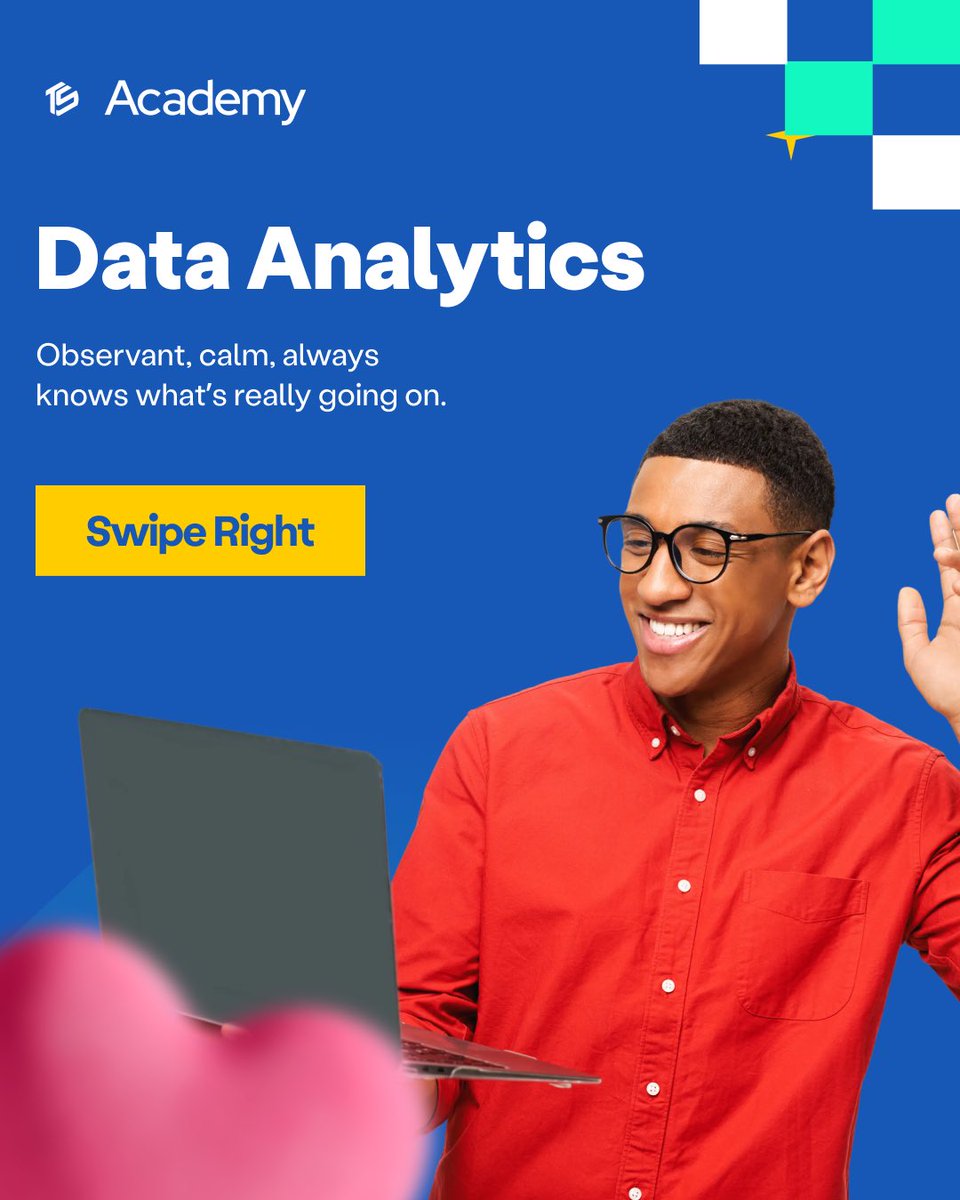 TechSphereAcad's tweet image. We heard that Valentine is coming....who's your tech Valentine?

You can also choose self-love this Valentine sha. Self-love is learning something that will make you valuable for a long time.

Which one are you? Let's find out in the comments