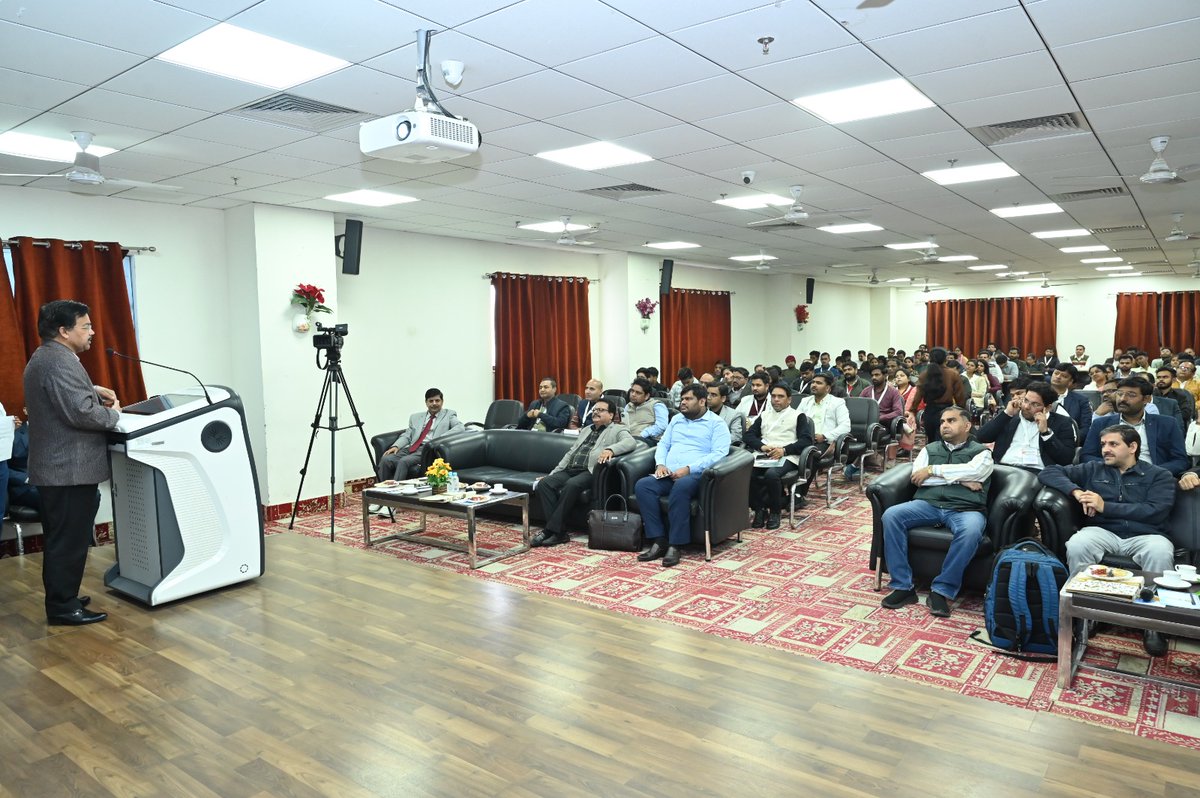 AICTE_INDIA's tweet photo. Innovation Hub, @AKTU_Lucknow successfully organized the IndiaAI #PreSummit Engagement Program in collaboration with #AICTE and the MoE's Innovation Cell, bringing together #Academia #Industry and #Startups to strengthen AI-led research and innovation.
#IndiaAIImpactSummit2026 https://t.co/tLKbMJd4Jt