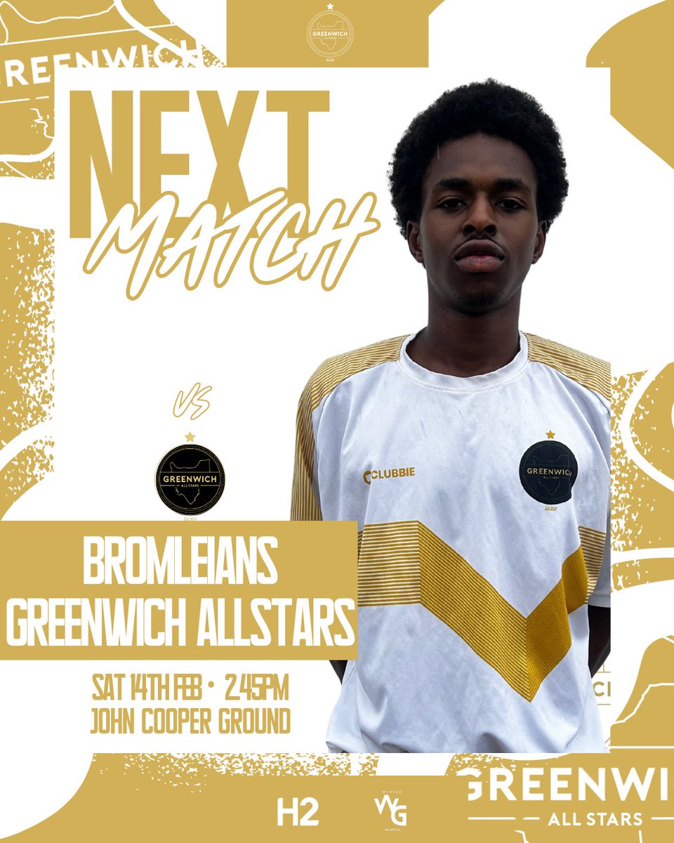allstarsfcbts's tweet photo. THIS WEEKEND ⚽️

We are on the road this weekend, for our first of our back to back fixtures against @Bromleians 

🏟️ John Cooper Ground
⏰ 2.45PM

Come support the boys on the road. 

#allstarsfc #getyourgameon https://t.co/buAYDW9XNz