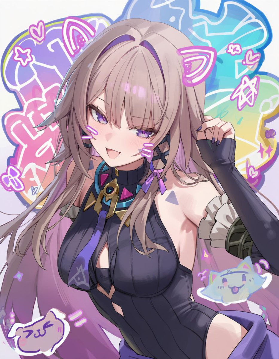 hirosaTo_wa3's tweet photo. シトラリ猫ヘルタ！                                                                                                                                                                                                                                                                               
SFWイラスト #崩壊スターレイル