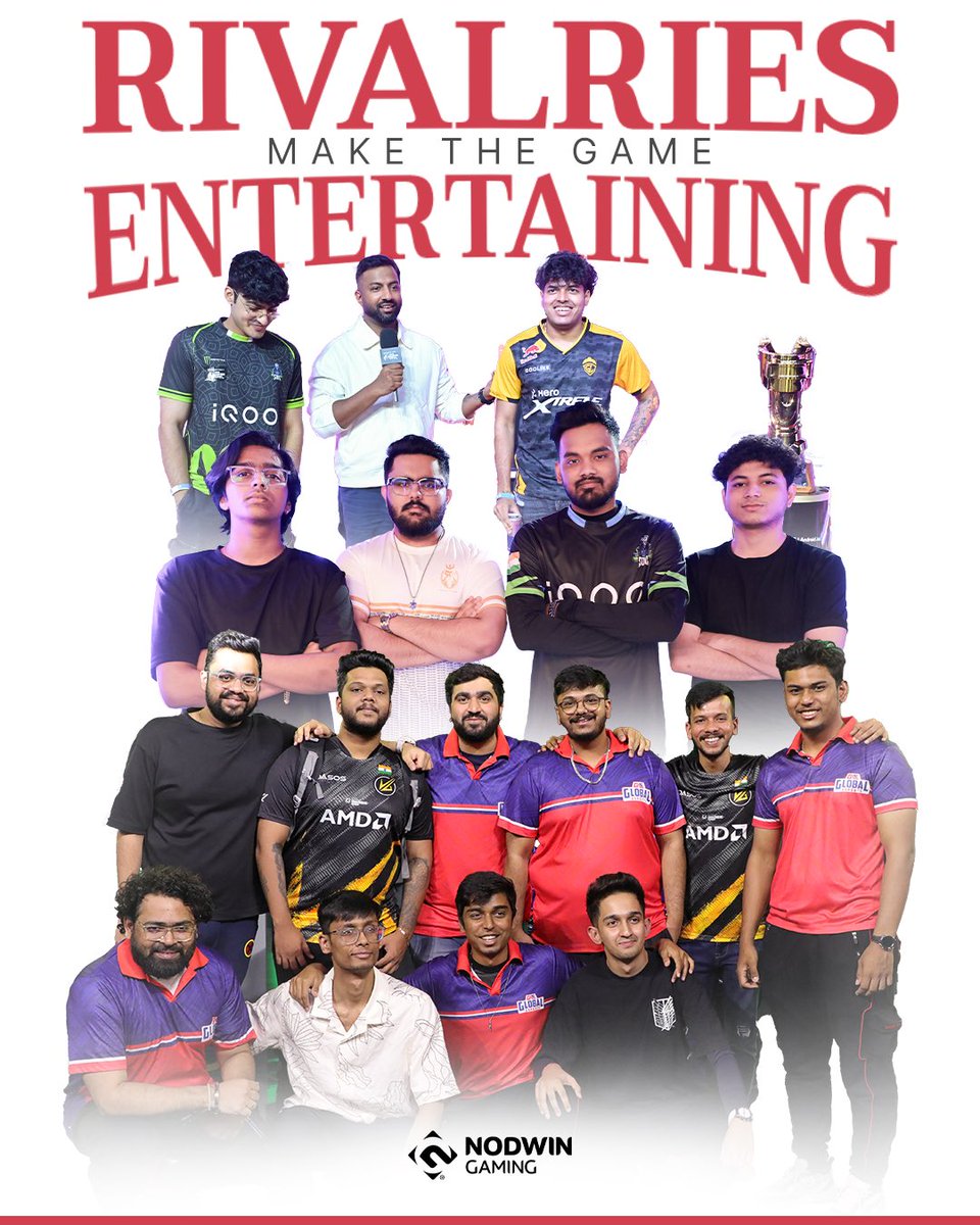 NodwinGaming's tweet image. Always entertaining🤩❤️ Which rivalry is your all-time favourite?✨

#gaming #esports #rivalry