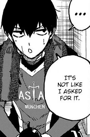 IsagiNationsCeo's tweet photo. Isagi lowkey a tsundere, im crying.😭 https://t.co/idqR5Q3wU1