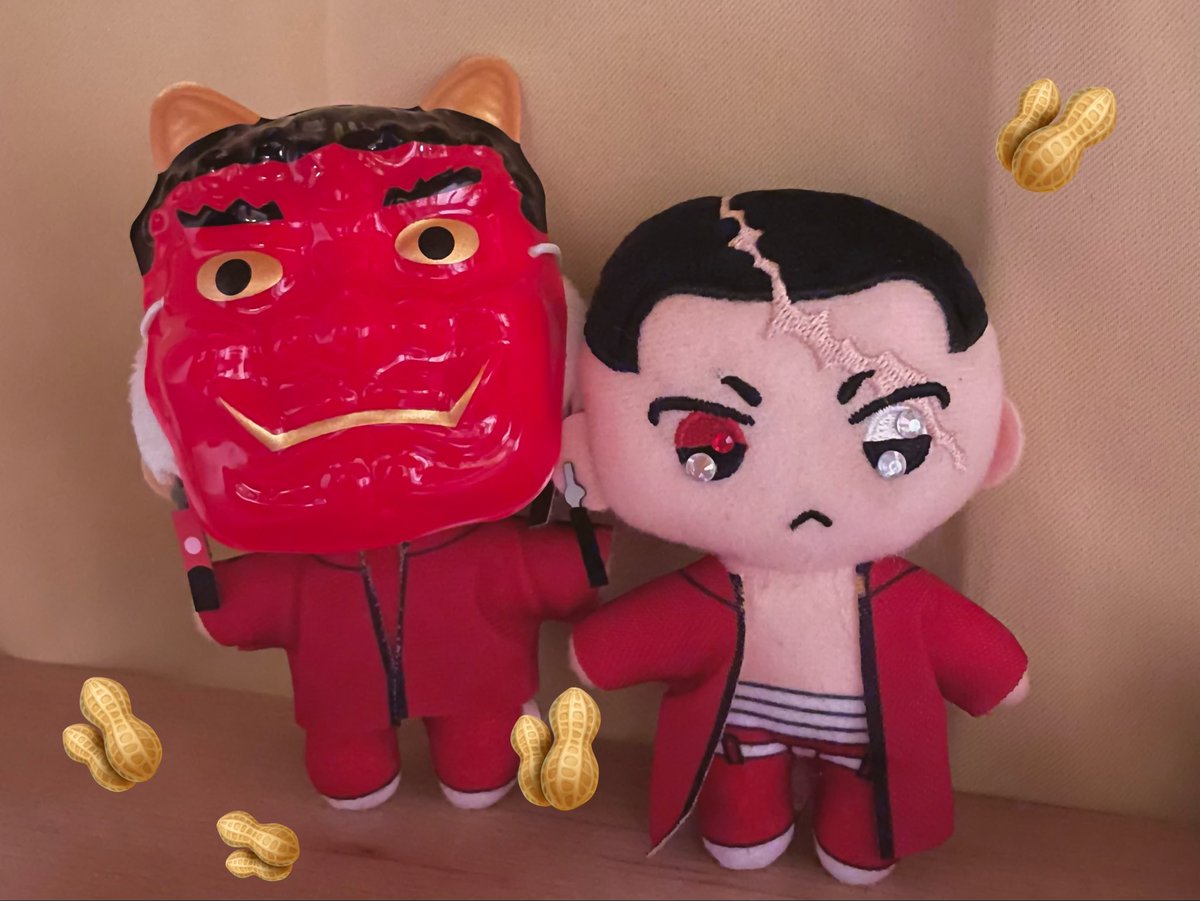 どうしても鬼ｨｻﾞにしたくて売れ残ってた節i分のお面買ってきてしまった