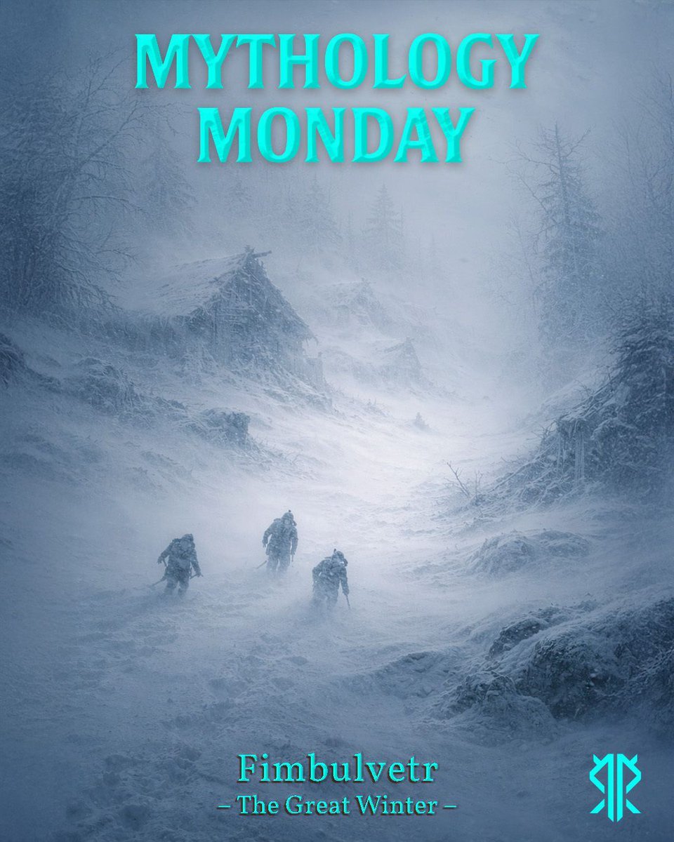 PRegionGames's tweet photo. ❄️Fimbulvetr – The Great Winter

Before Ragnarök, there comes a winter unlike any other. Three years without summer. 
No thaw. No mercy. Before the gods fall, the world freezes first. 

#MythologyMonday #AshesOfYggdrasil #PRG #Fimbulwinter #NorseMythology #Ragnarok #DarkFantasy https://t.co/bS21FFixrP
