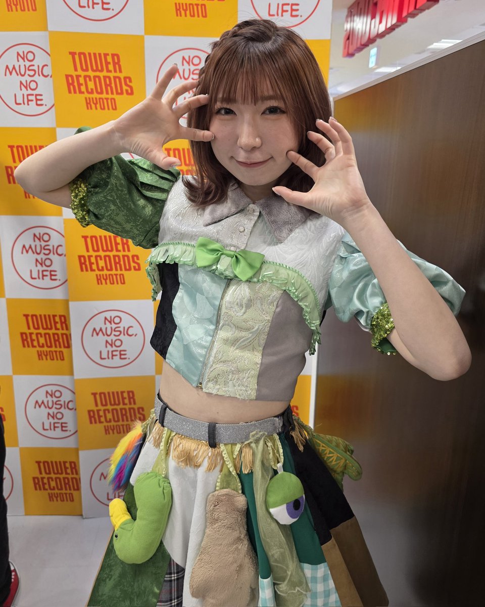 2/7 豆ASPショ特典会 今年初ハナちゃん💚 『ミャ～💚』 あけおめ