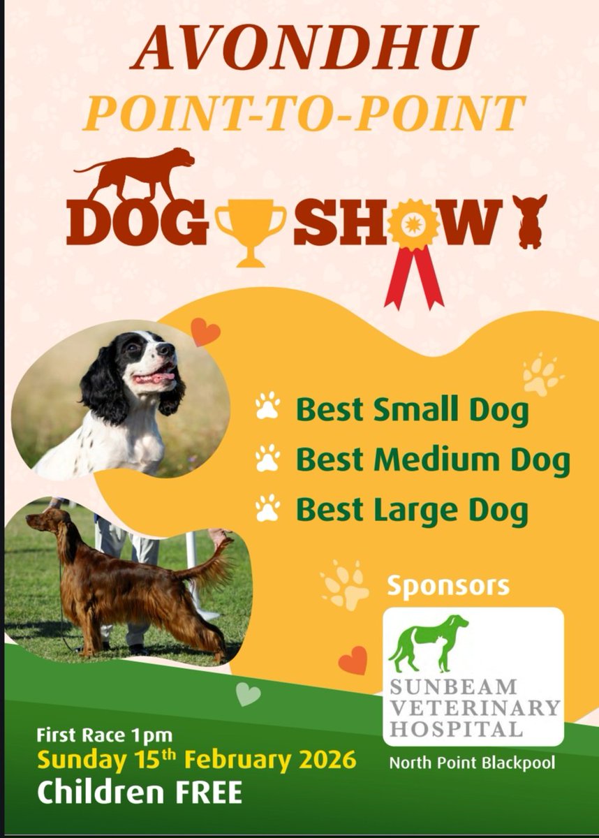 AvondhuP's tweet photo. Don't forget to bring your beautiful furry little friend to the races this Sunday for out dogs show proudly sponsored by Sunbeam Vetinary Hospital, first race at 1pm #races #banks #dogshow #familyday #funforall https://t.co/rfIlxzj6pQ