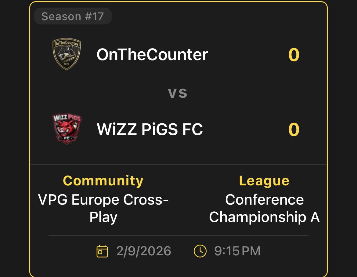OnTheCounterVPG's tweet photo. Today’s matches for our @OfficialVPG debut! https://t.co/CfCqsuXqyp