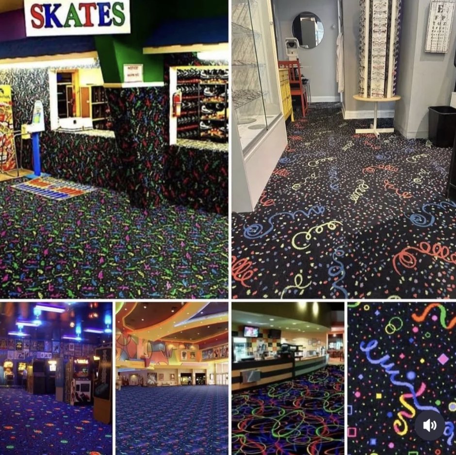 When you saw this carpet as a kid, you knew it was about to go dooooown
