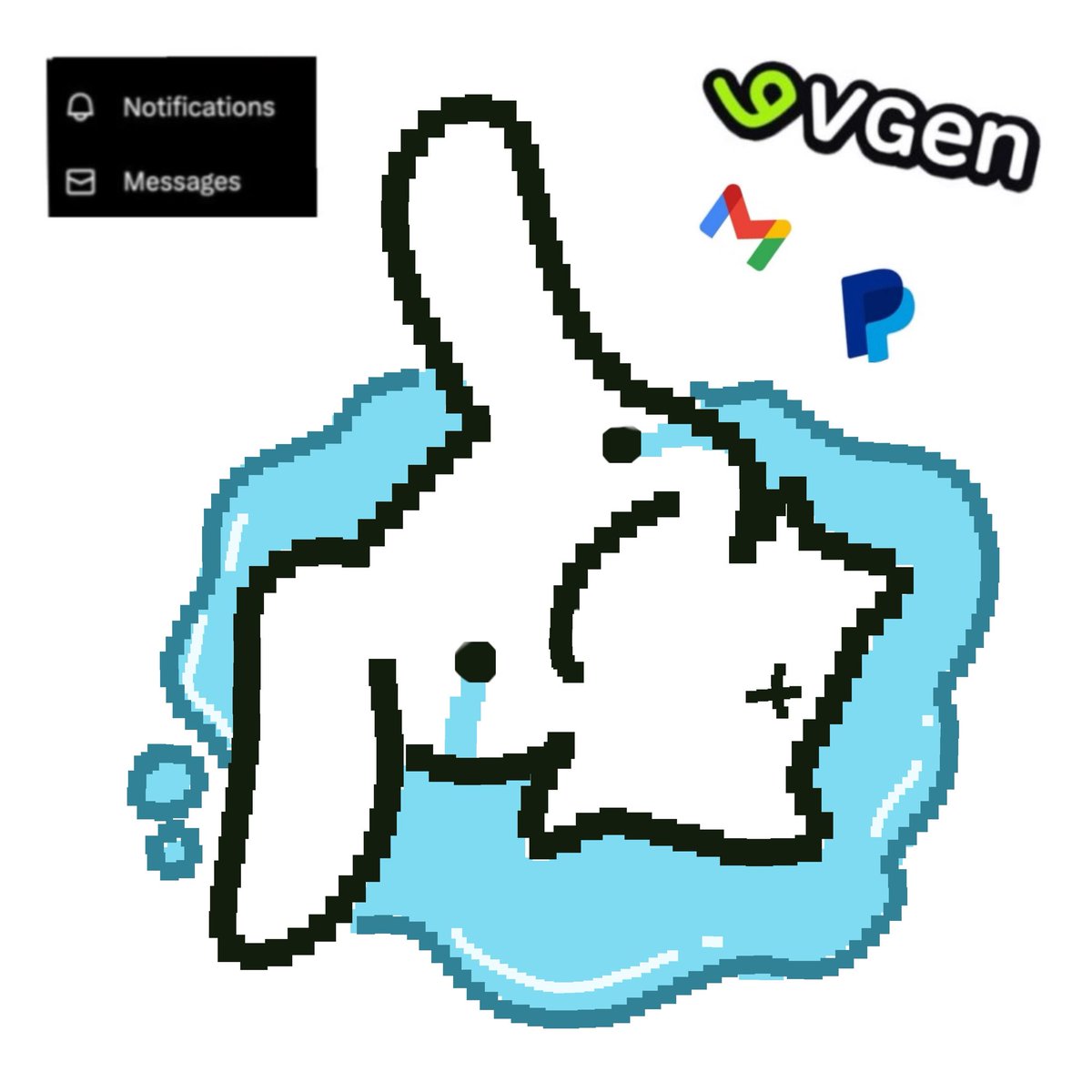 I am very sad.
I haven't had any orders for VGen for six months now. 
 #smallartist #artmoots