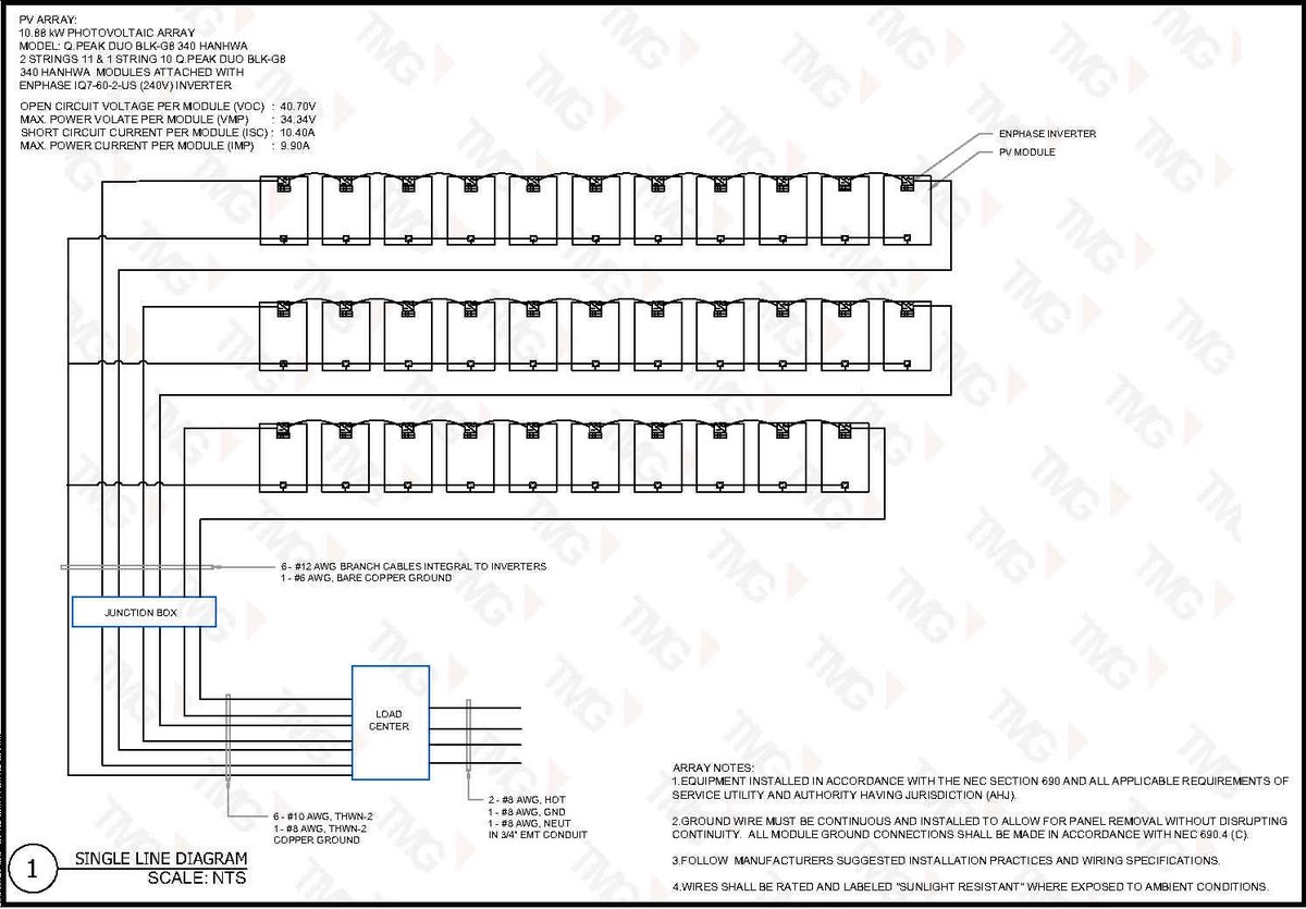 Designing solar power systems for residential properties is an area in which we specialize.

Residential Solar - Single Line Diagram

#solarpower #solarenergy #gosolar #solarpanels #renewableenergy #cleanenergy #residentialsolar #homesolar #solarinstallation #solarpowerforhomes
