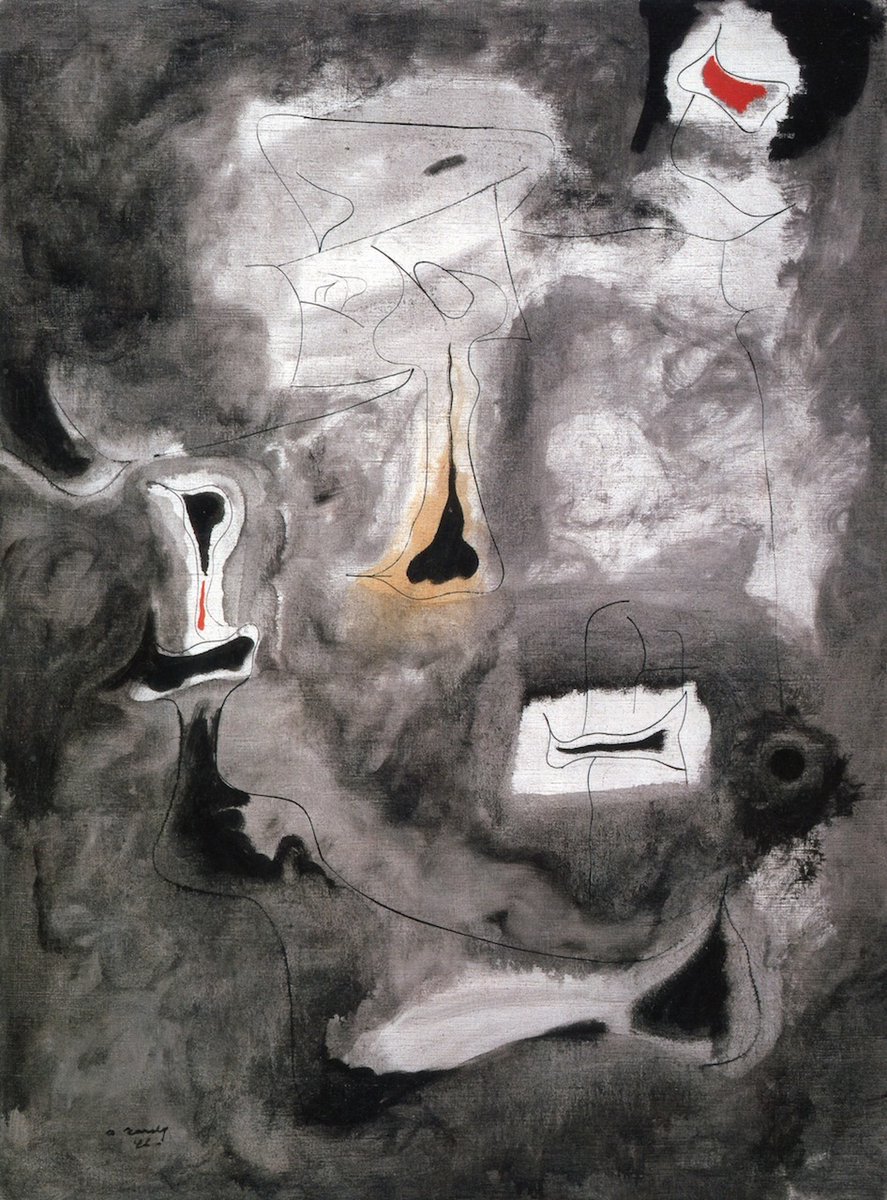 アーシル・ゴーキー
（Arshile Gorky、1904-1948）
『焦げた恋人 II』
（Charred Beloved II）
