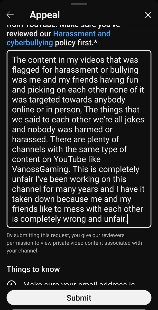 GoodGuyShane's tweet photo. Idk who or what to do but @YouTube @TeamYouTube @DolanDark just delete my channel for "harassment and bullying" but it is me and my friends messing with each other, not once did we interact with someone else or talk about anybody online. Prt 1 https://t.co/YYcCH6X5Di