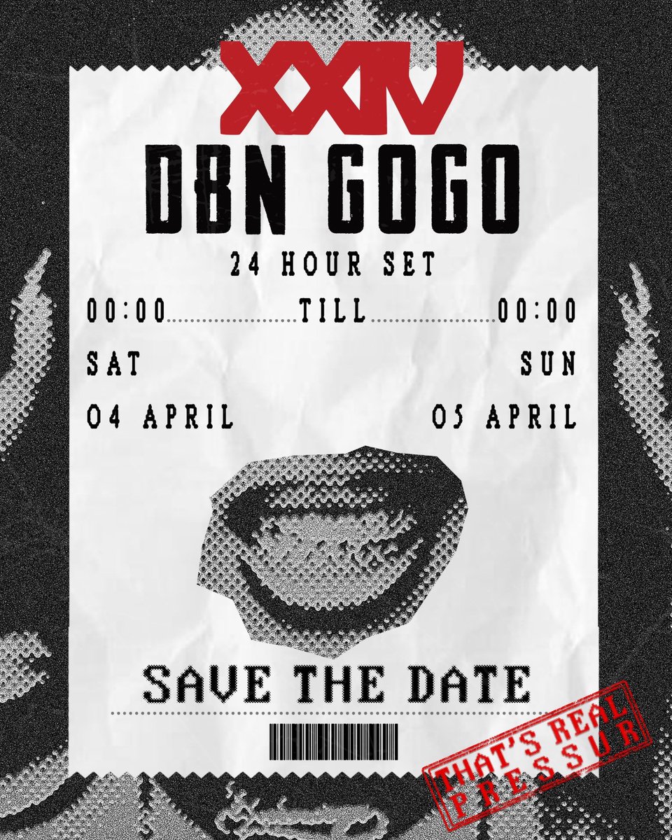I’ve played the biggest stages.
Now I’m challenging the biggest opponent… myself.

24 hours behind the decks.
No shortcuts. No pauses. Just stamina, discipline and music.

Midnight to midnight.
04–05 April 2026

I hope you stay the course with me 🔋❤️

#DBNGOGO24HOURS