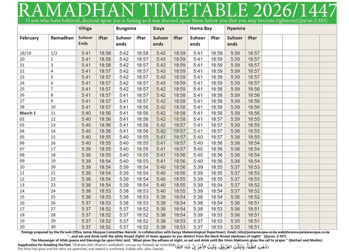 Jamia Mosque Nairobi (@jamia_mosque) on Twitter photo 