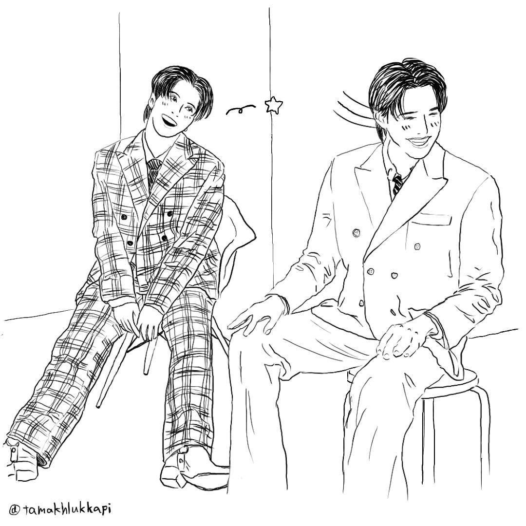 昨日まで、こんなほっこりきゃわわなあすみくちゃんを描いていたもんで、情緒モードの切り替えがまだというか、心臓がもたない！！帰りの電車で爆ぜそう…家帰ったらトレーラーあと20回観よ…
#เอิร์ทมิกซ์ #EarthMix
#OnlyFriendsDreamOn